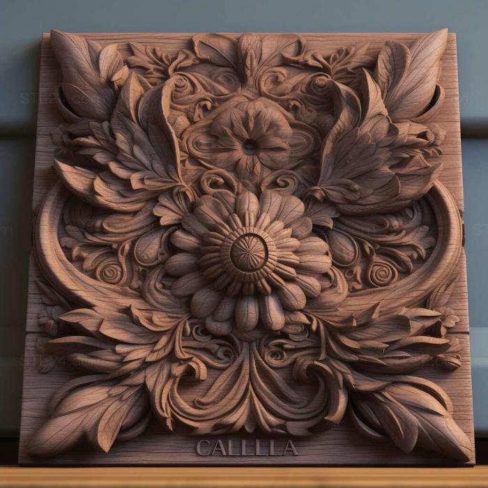 Patterns and decorations (stl Salcedia 3, PATTERN_2191) 3D models for cnc